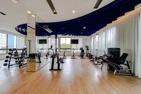 Studio para alugar com 50m², 1 quarto e 1 vaga Studio para alugar com 50m², 1 quarto e 1 vagaÁrea comum - Academia