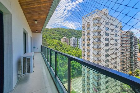 Varanda da Sala de apartamento para alugar com 4 quartos, 200m² em Barra Funda, Guarujá