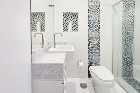 Apartamento para alugar com 200m², 4 quartos e 2 vagasBanheiro do Quarto 1