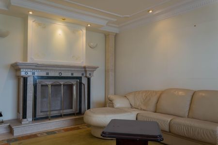 Sala com lareira de apartamento à venda com 5 quartos, 412m² em Centro, São Bernardo do Campo