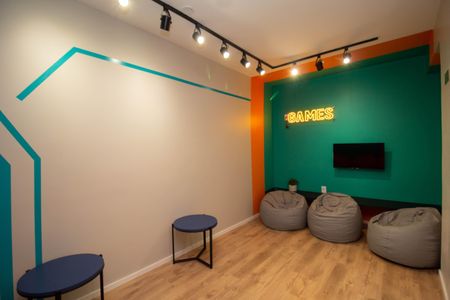 Apartamento à venda com 55m², 2 quartos e sem vaga Apartamento à venda com 55m², 2 quartos e sem vagaSalão de jogos