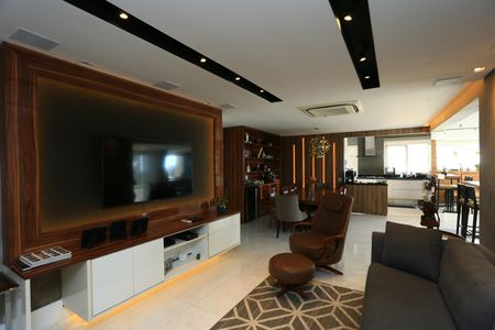 Sala  de apartamento à venda com 3 quartos, 142m² em Vila Andrade, São Paulo