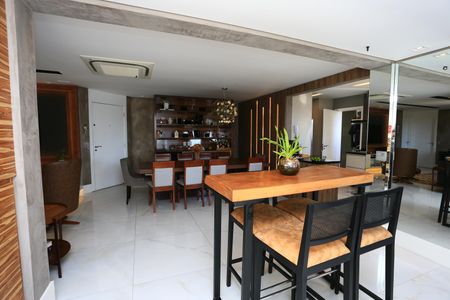 Varanda da Sala de apartamento à venda com 3 quartos, 142m² em Vila Andrade, São Paulo