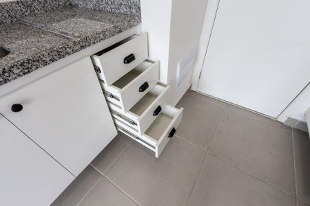 Apartamento à venda com 32m², 1 quarto e sem vagaCozinha e Área de Serviço