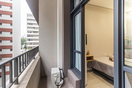 Varanda do Studio de kitnet/studio à venda com 1 quarto, 28m² em Consolação, São Paulo