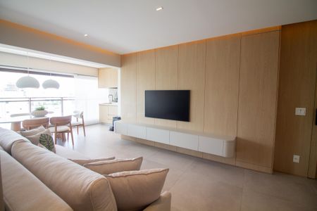 Sala de apartamento à venda com 3 quartos, 109m² em Campo Belo, São Paulo