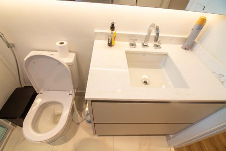 Apartamento para alugar com 109m², 3 quartos e 2 vagasBanheiro da Suíte 1