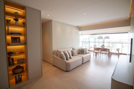 Sala de apartamento à venda com 3 quartos, 109m² em Campo Belo, São Paulo