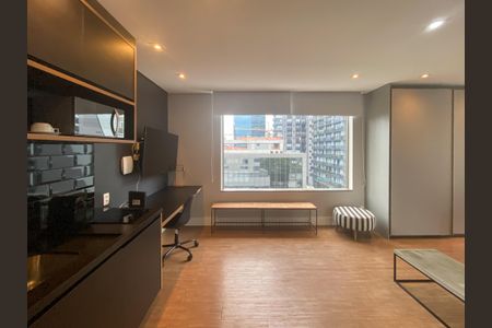 Apartamento para alugar com 35m², 1 quarto e 1 vagaSala/Quarto