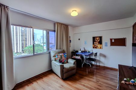 Sala de apartamento à venda com 1 quarto, 45m² em Vila Mariana, São Paulo