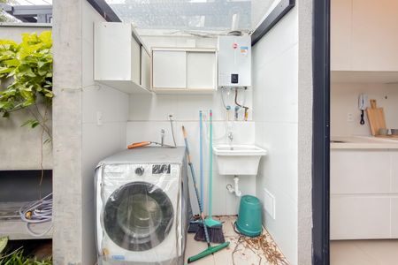 Casa de condomínio para alugar com 110m², 2 quartos e 2 vagasÁrea de Serviço