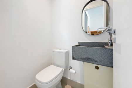 Casa de condomínio para alugar com 110m², 2 quartos e 2 vagasLavabo