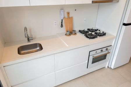 Casa de condomínio para alugar com 110m², 2 quartos e 2 vagasCozinha