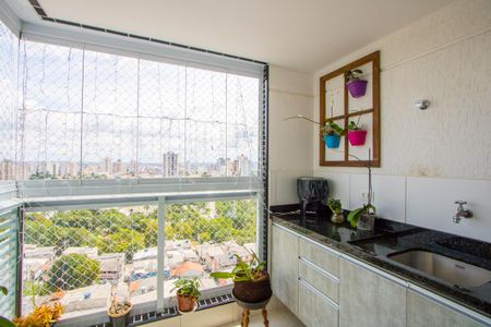 Varanda da sala de apartamento para alugar com 2 quartos, 61m² em Paraíso, Santo André