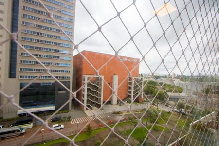 Vista da varanda gourmet de apartamento à venda com 2 quartos, 67m² em Vila Homero Thon, Santo André