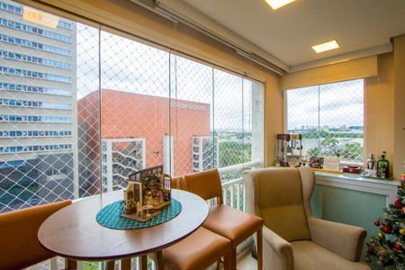 Varanda gourmet de apartamento à venda com 2 quartos, 67m² em Vila Homero Thon, Santo André