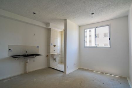 Sala de apartamento para alugar com 2 quartos, 37m² em Jardim, Santo André