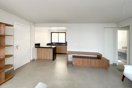 Apartamento para alugar com 134m², 2 quartos e 2 vagasSala