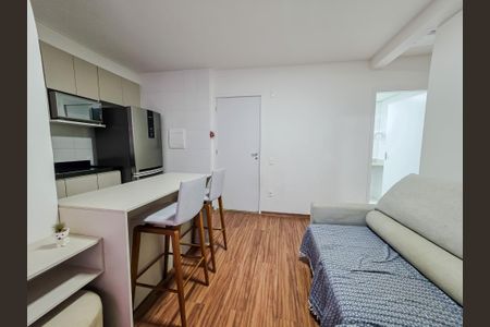 Sala de apartamento para alugar com 1 quarto, 50m² em Jardim Monte Libano, Santo André