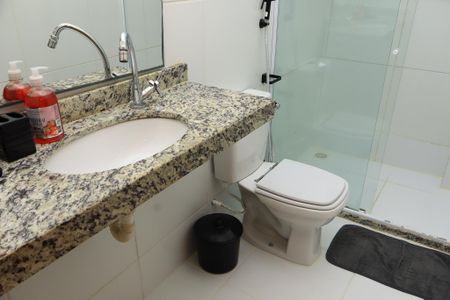 Apartamento para alugar com 130m², 3 quartos e 2 vagas Apartamento para alugar com 130m², 3 quartos e 2 vagasBanheiro da Suíte 2