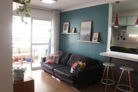 Sala de apartamento para alugar com 3 quartos, 86m² em Santa Paula, São Caetano do Sul