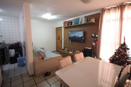 Sala de apartamento à venda com 3 quartos, 65m² em Jardim Riacho das Pedras, Contagem