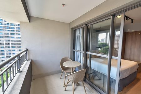 Studio à venda com 30m², 1 quarto e sem vagaVaranda