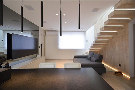 Sala Ambientes de apartamento à venda com 2 quartos, 150m² em Cidade Nova, Belo Horizonte