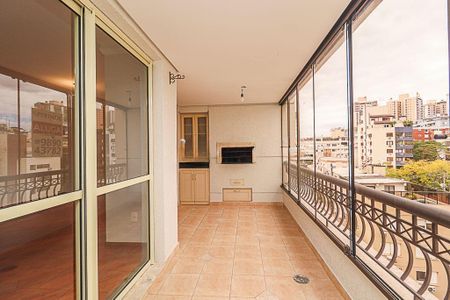 Varanda da sala de apartamento para alugar com 2 quartos, 111m² em Higienópolis, Porto Alegre