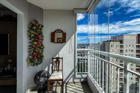 Varanda da Sala de apartamento para alugar com 3 quartos, 68m² em Mooca, São Paulo