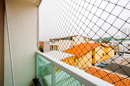 Varanda do quarto 1 de apartamento à venda com 3 quartos, 94m² em Vila Pires, Santo André