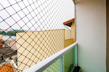 Varanda do quarto 1 de apartamento à venda com 3 quartos, 94m² em Vila Pires, Santo André