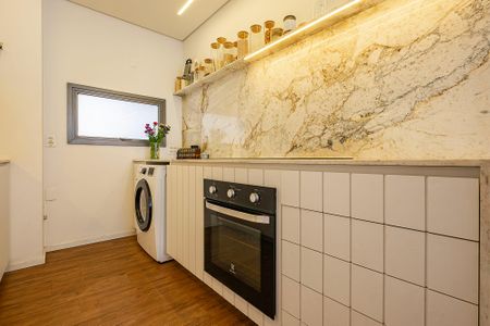 Sala/Cozinha de apartamento à venda com 2 quartos, 118m² em Pinheiros, São Paulo