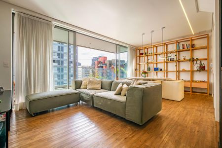 Sala/Cozinha de apartamento à venda com 2 quartos, 118m² em Pinheiros, São Paulo