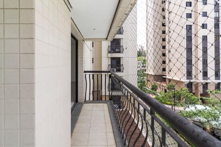 Varanda Sala de apartamento para alugar com 4 quartos, 148m² em Santo Amaro, São Paulo
