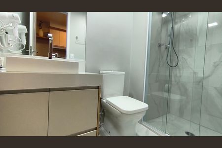 Banheiro de kitnet/studio à venda com 1 quarto, 25m² em Vila Mariana, São Paulo