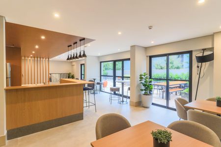 Studio para alugar com 25m², 1 quarto e sem vaga Studio para alugar com 25m², 1 quarto e sem vagaÁrea comum - Salão de festas