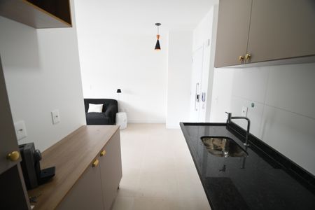 Studio à venda com 46m², 1 quarto e 1 vagaBanheiro