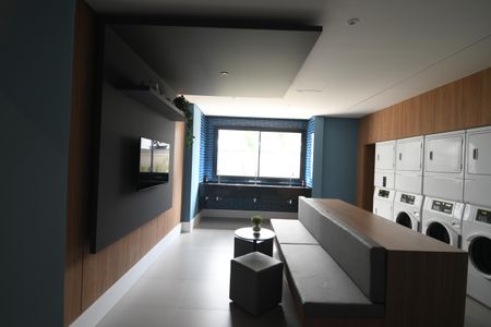 Studio à venda com 46m², 1 quarto e 1 vagaLavanderia
