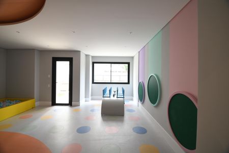 Studio à venda com 46m², 1 quarto e 1 vagaBrinquedoteca