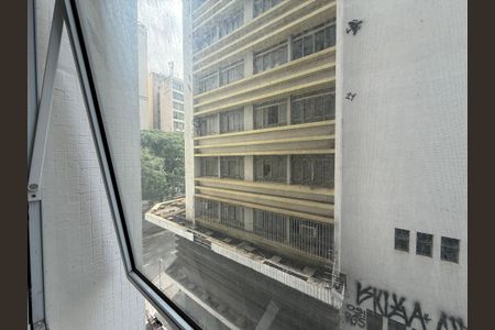 Vista do Studio de kitnet/studio para alugar com 1 quarto, 28m² em República, São Paulo