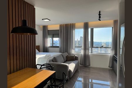 Vista janela de kitnet/studio para alugar com 1 quarto, 37m² em Bela Vista, Porto Alegre