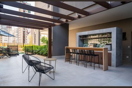 Studio para alugar com 27m², 1 quarto e sem vaga Studio para alugar com 27m², 1 quarto e sem vagaÁrea comum - Churrasqueira