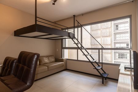 Studio para alugar com 27m², 1 quarto e sem vagaSala