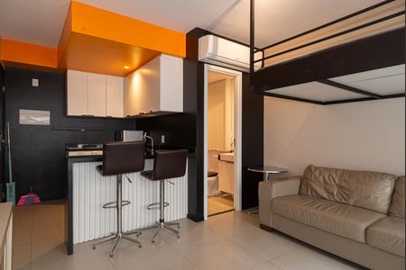 Studio para alugar com 27m², 1 quarto e sem vagaSala
