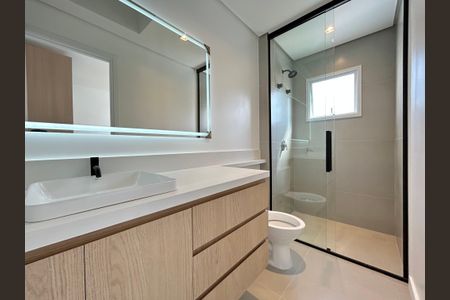 Casa de condomínio para alugar com 80m², 2 quartos e 2 vagasBanheiro Suíte 1