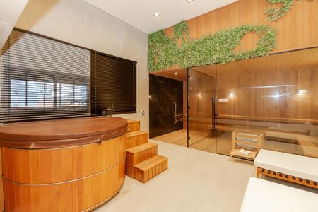 Studio à venda com 30m², 1 quarto e sem vagaSauna