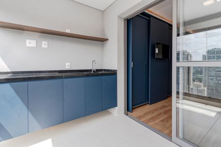 Studio à venda com 30m², 1 quarto e sem vagaVaranda