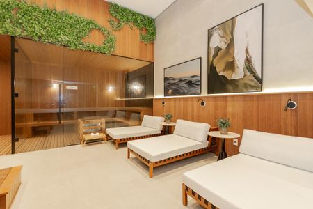 Studio à venda com 30m², 1 quarto e sem vagaSauna