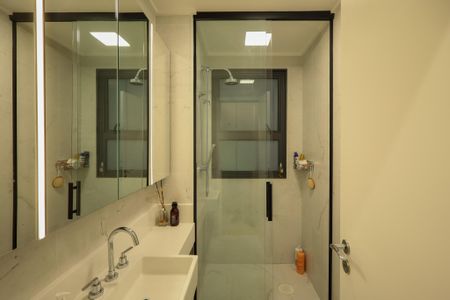 Apartamento para alugar com 134m², 3 quartos e 2 vagasBanheiro da Suíte 1